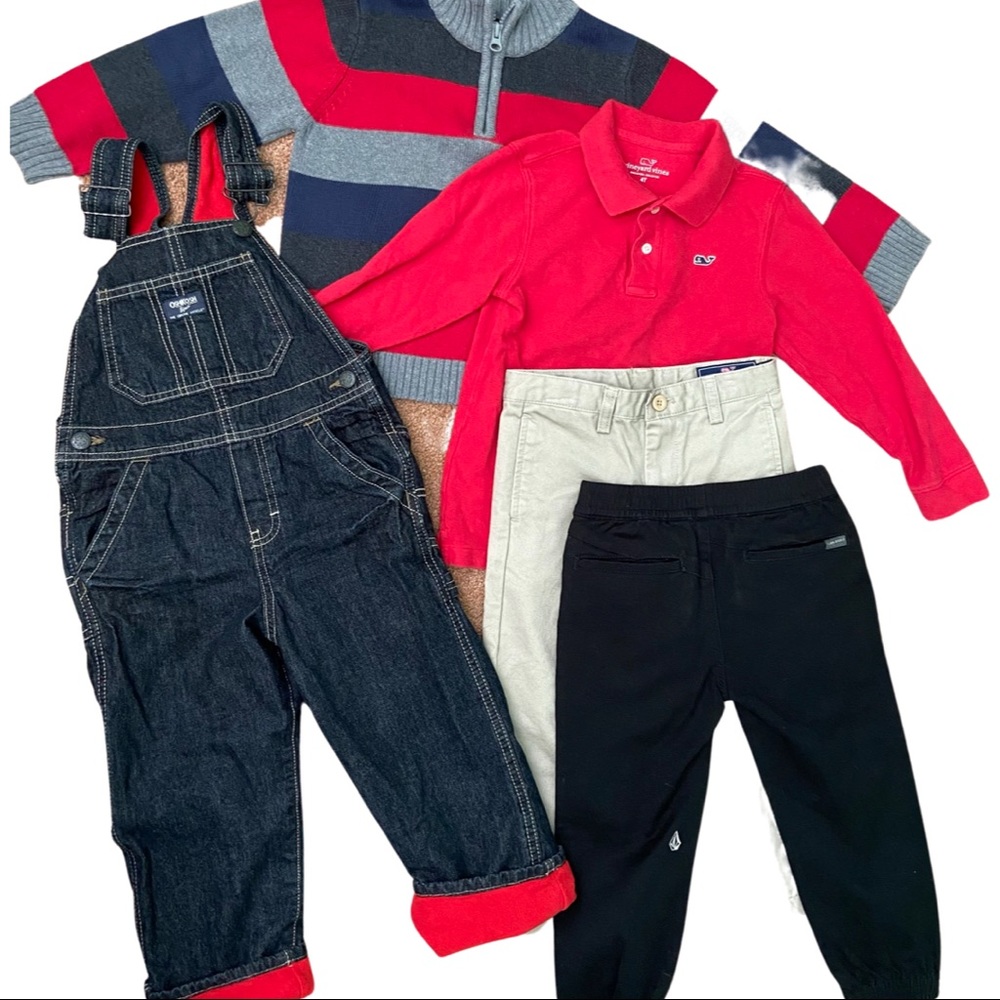 4t, Vineyard Vines, Volcom, Oshkosh’Bgosh outfits